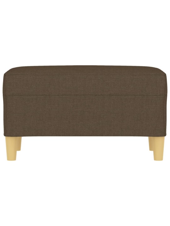 Lavice hnědá 70 x 35 x 41 cm textil