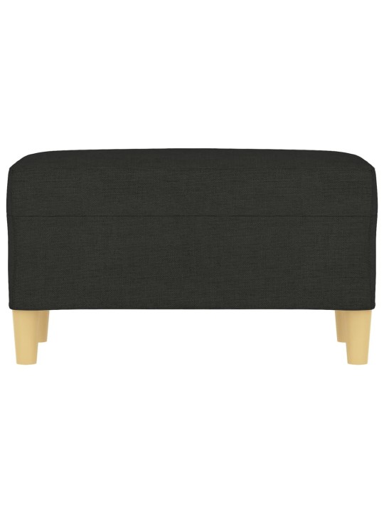 Lavice černá 70 x 35 x 41 cm textil