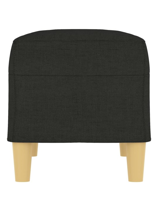 Lavice černá 70 x 35 x 41 cm textil