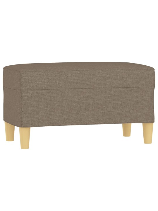 Lavice taupe 70 x 35 x 41 cm textil