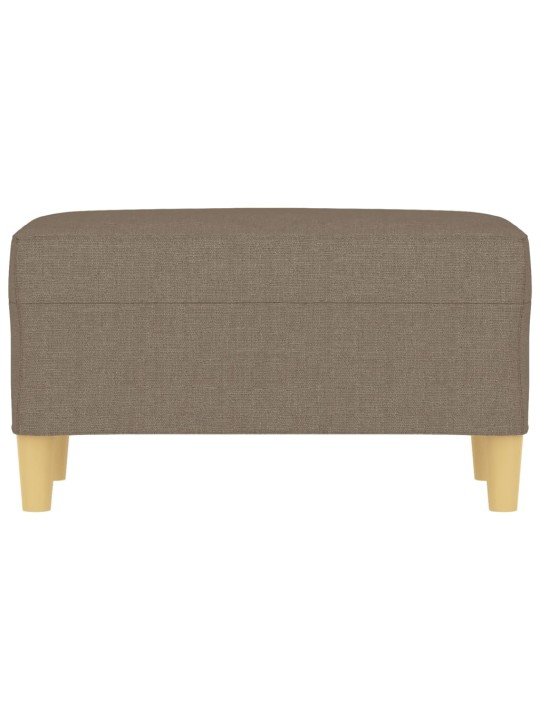 Lavice taupe 70 x 35 x 41 cm textil