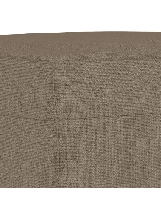Lavice taupe 70 x 35 x 41 cm textil