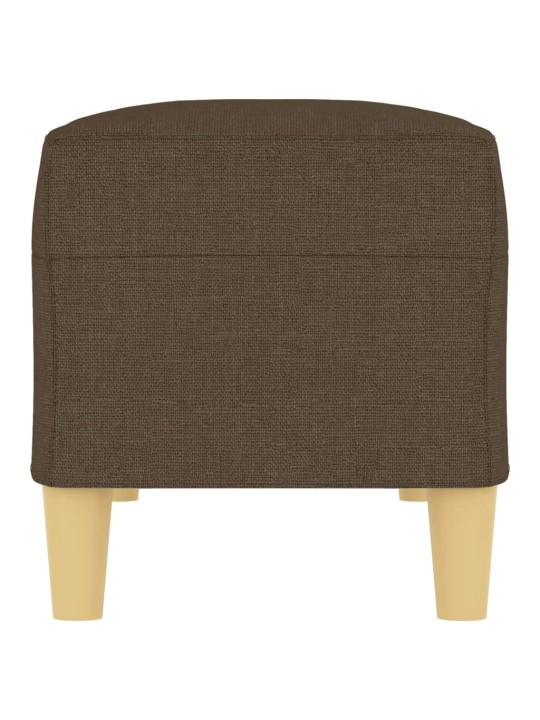 Lavice hnědá 100 x 35 x 41 cm textil