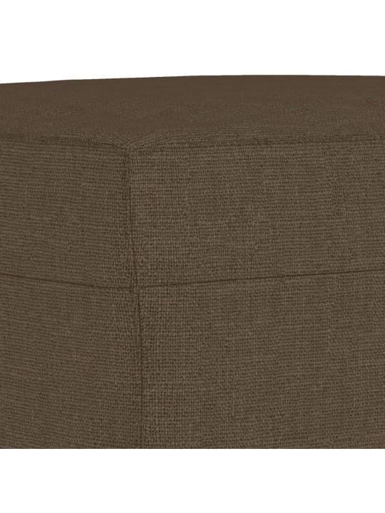 Lavice hnědá 100 x 35 x 41 cm textil