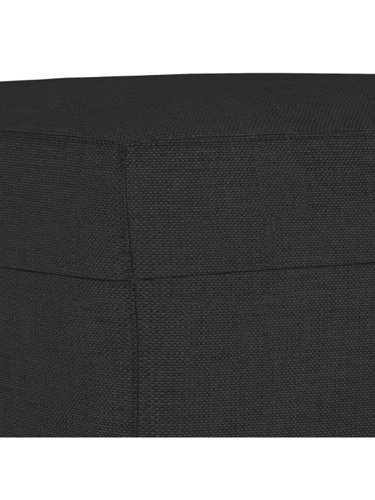 Lavice černá 100 x 35 x 41 cm textil