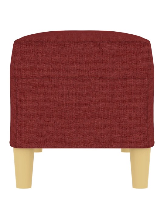 Lavice vínová 100 x 35 x 41 cm textil