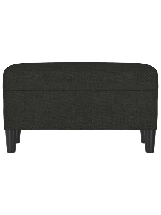 Lavice černá 70 x 35 x 41 cm textil