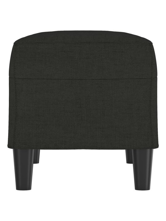 Lavice černá 70 x 35 x 41 cm textil