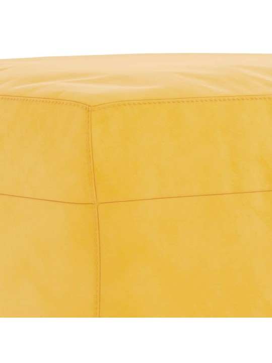 Lavice žlutá 70 x 35 x 41 cm samet