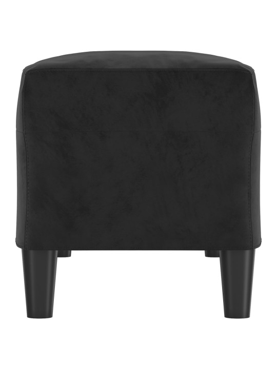 Lavice černá 100 x 35 x 41 cm samet