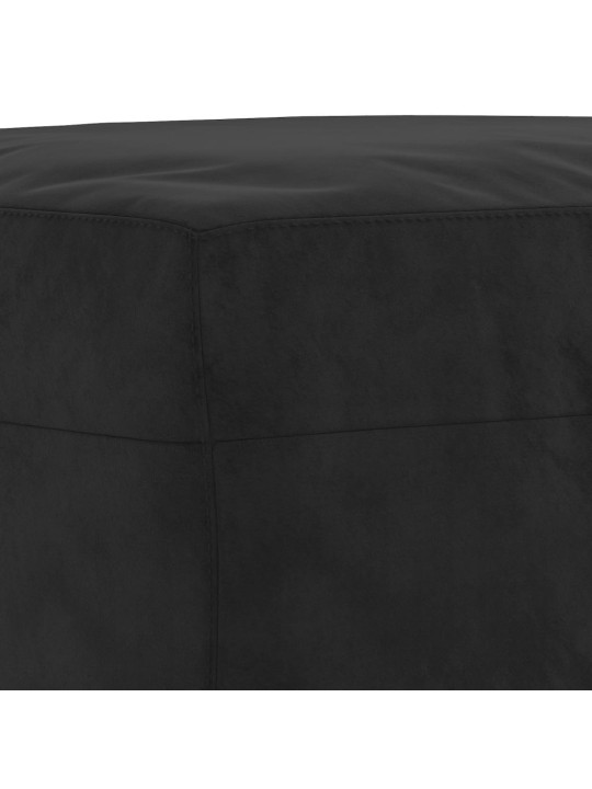 Lavice černá 100 x 35 x 41 cm samet
