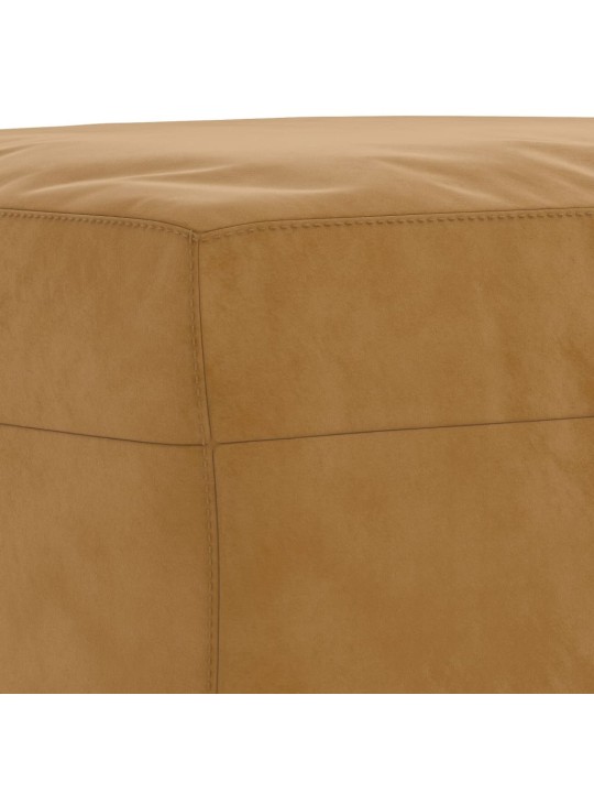 Lavice hnědá 100 x 35 x 41 cm samet