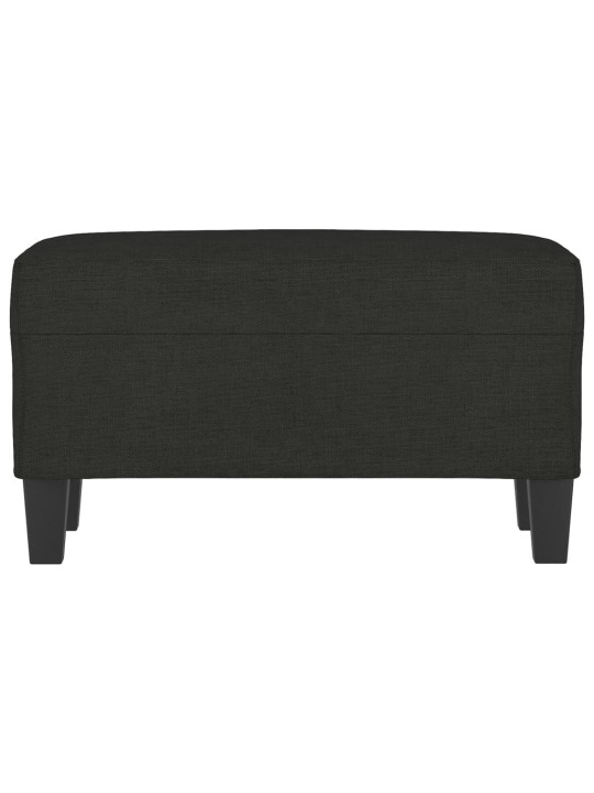 Lavice černá 70 x 35 x 41 cm textil