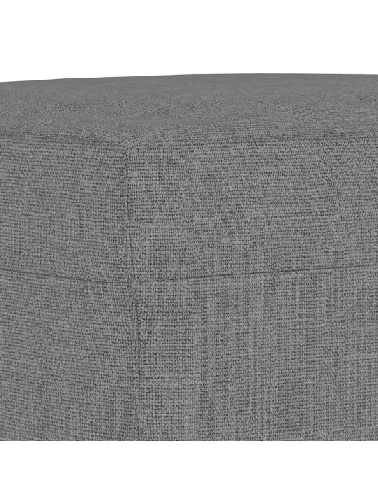 Lavice tmavě šedá 100 x 35 x 41 cm textil