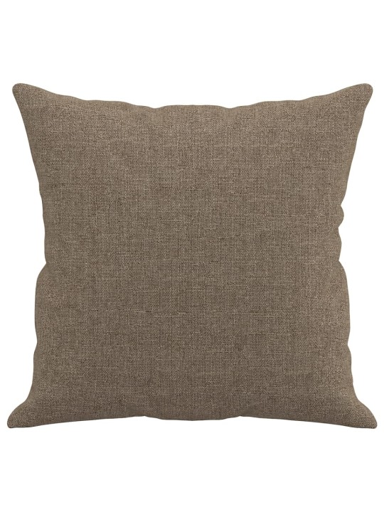 Dekorační polštáře 2 ks taupe 40 x 40 cm textil