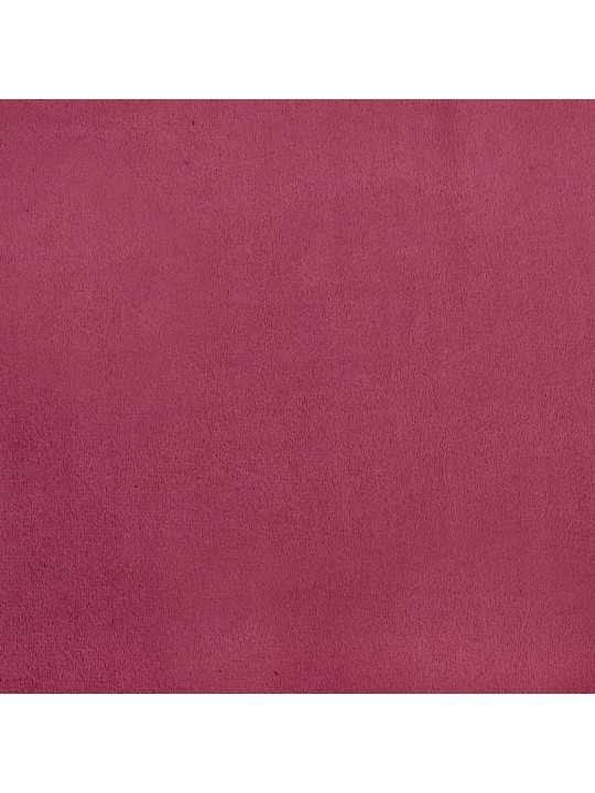 Dekorační polštáře 2 ks vínové Ø 15 x 50 cm samet