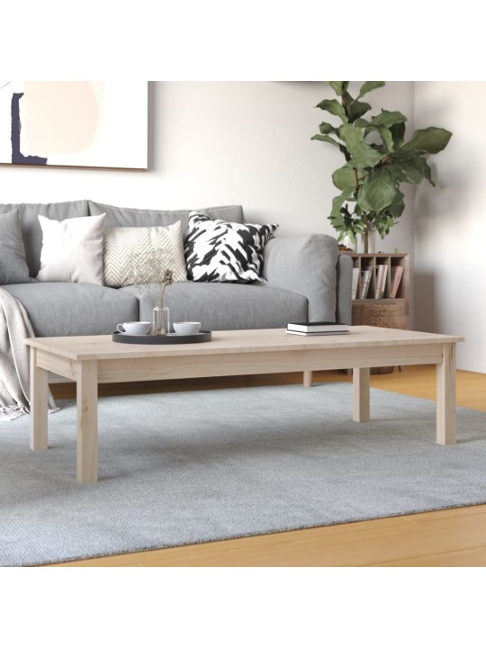 Konferenční stolek 110 x 50 x 30 cm masivní borové dřevo