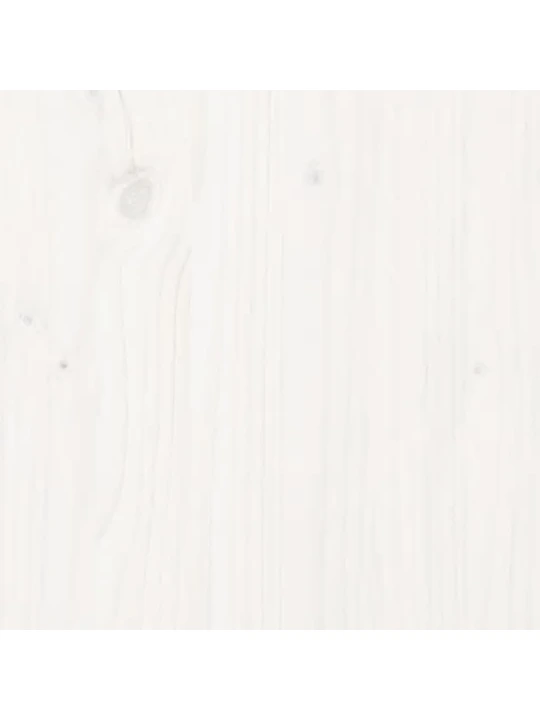 Konzolový stolek bílý 110 x 40 x 75 cm masivní borové dřevo