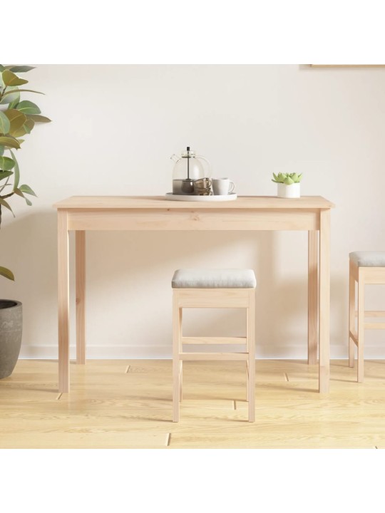 Jídelní stůl 110 x 55 x 75 cm masivní borové dřevo