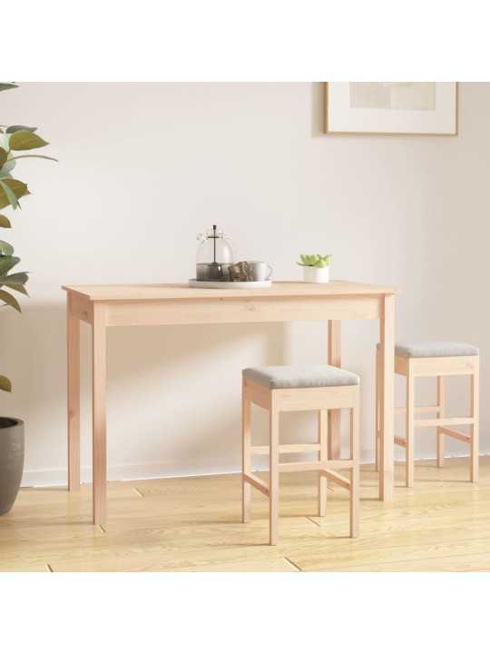 Jídelní stůl 110 x 55 x 75 cm masivní borové dřevo