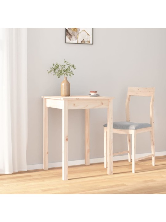 Jídelní stůl 55 x 55 x 75 cm masivní borové dřevo