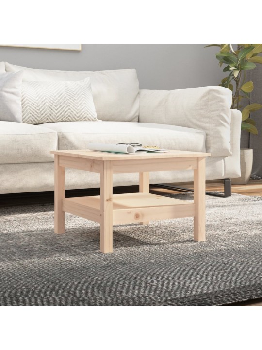 Konferenční stolek 55 x 55 x 40 cm masivní borové dřevo