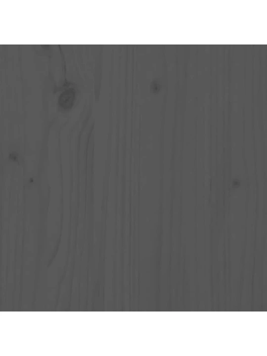 Konferenční stolek šedý 110 x 50 x 40 cm masivní borové dřevo