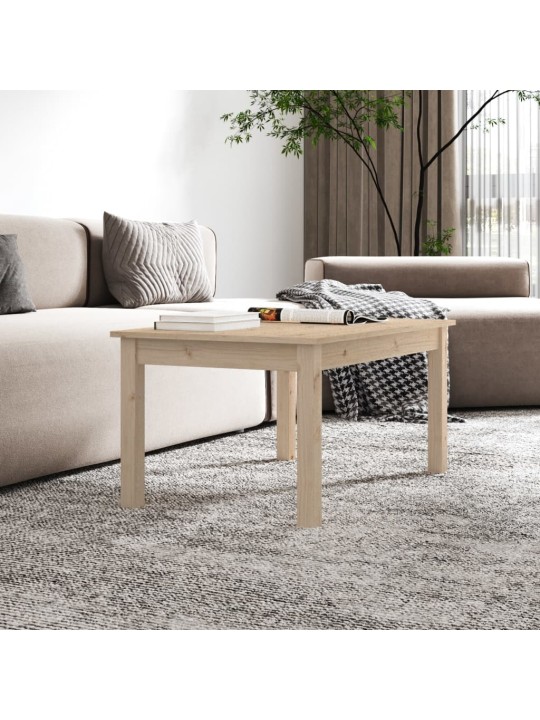 Konferenční stolek 80 x 50 x 40 cm masivní borové dřevo