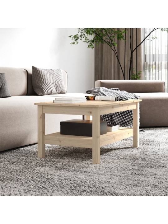 Konferenční stolek 80 x 50 x 40 cm masivní borové dřevo