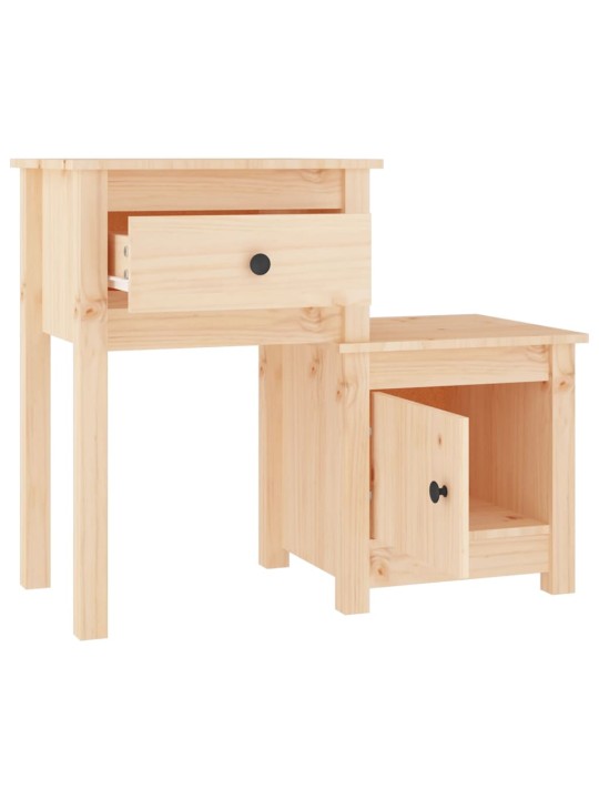 Noční stolky 2 ks 79,5 x 38 x 65,5 cm masivní borové dřevo