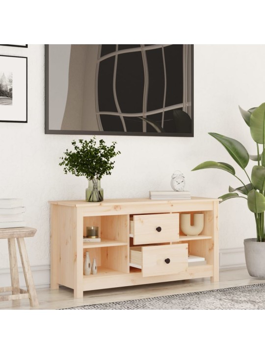 TV skříňka 103 x 36,5 x 52 cm masivní borové dřevo