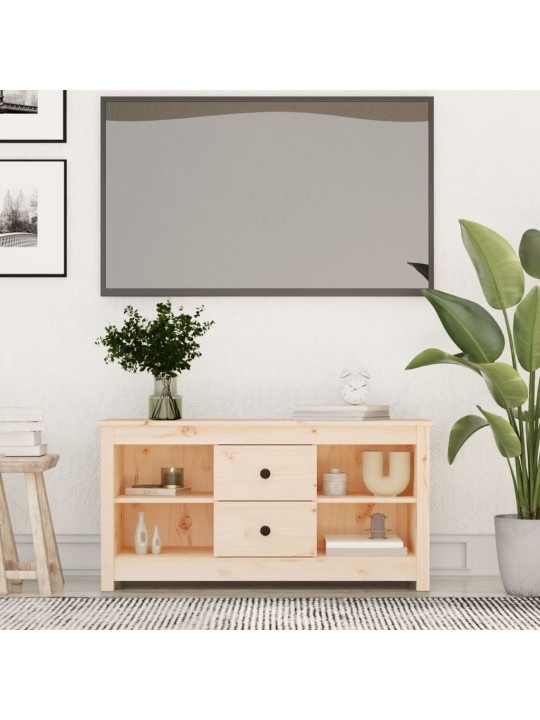 TV skříňka 103 x 36,5 x 52 cm masivní borové dřevo