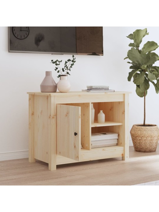 TV skříňka 70 x 36,5 x 52 cm masivní borové dřevo