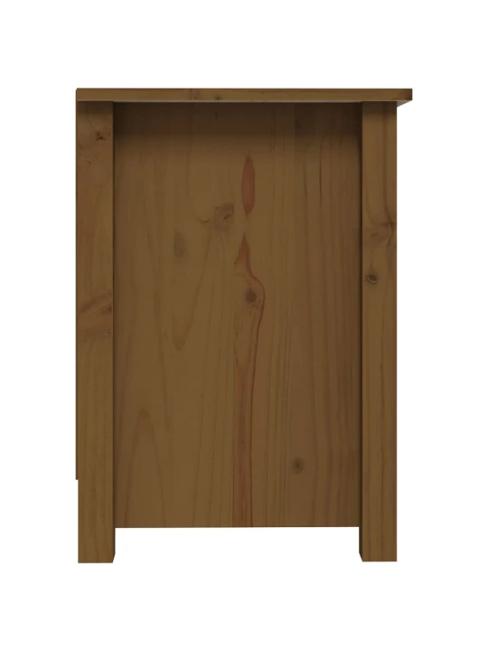 TV skříňka medově hnědá 70 x 36,5 x 52 cm masivní borové dřevo