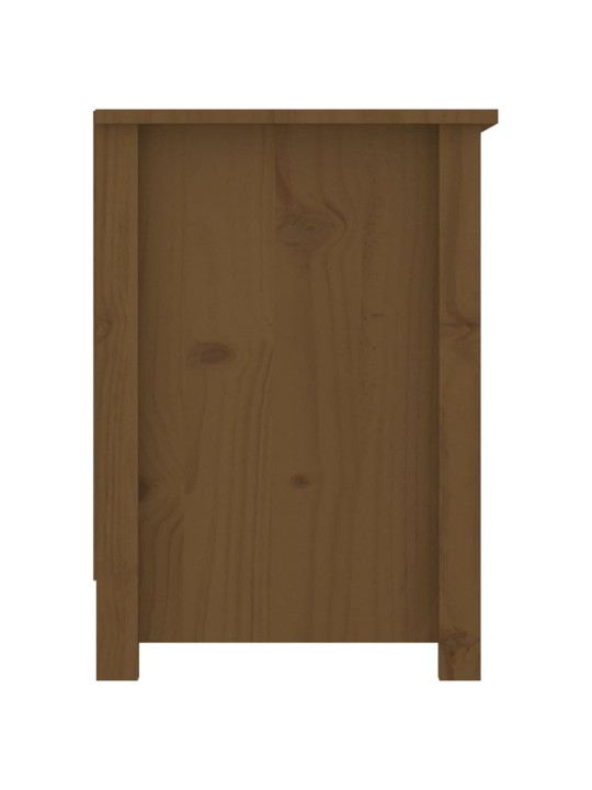 TV skříňka medově hnědá 103 x 36,5 x 52 cm masivní borové dřevo