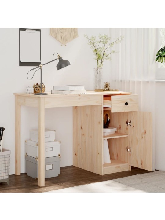 Psací stůl 100 x 50 x 75 cm masivní borové dřevo