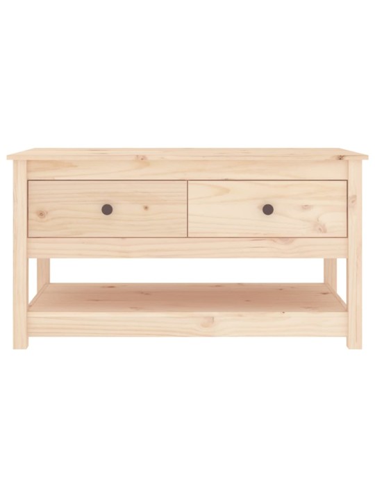 Konferenční stolek 102 x 49 x 55 cm masivní borové dřevo