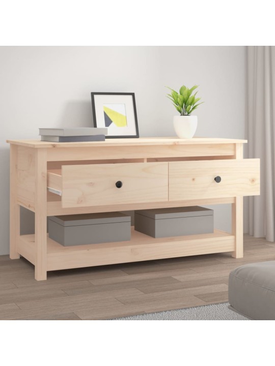 Konferenční stolek 102 x 49 x 55 cm masivní borové dřevo