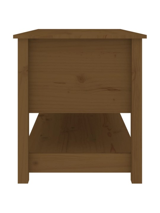 Konferenční stolek medově hnědý 102x49x55 cm masivní borovice