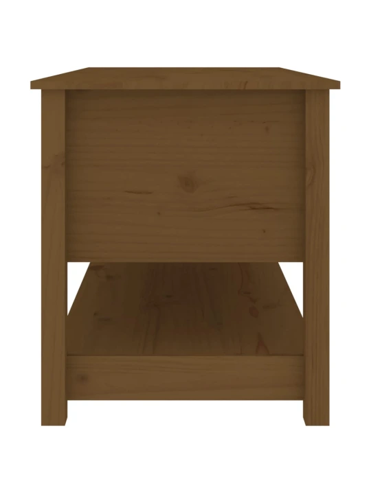 Konferenční stolek medově hnědý 102x49x55 cm masivní borovice