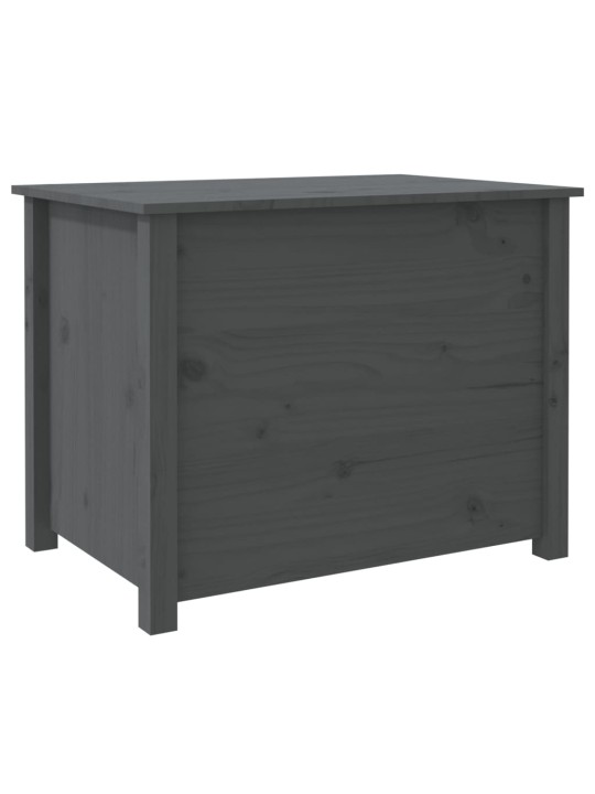 Konferenční stolek šedý 71 x 49 x 55 cm masivní borové dřevo