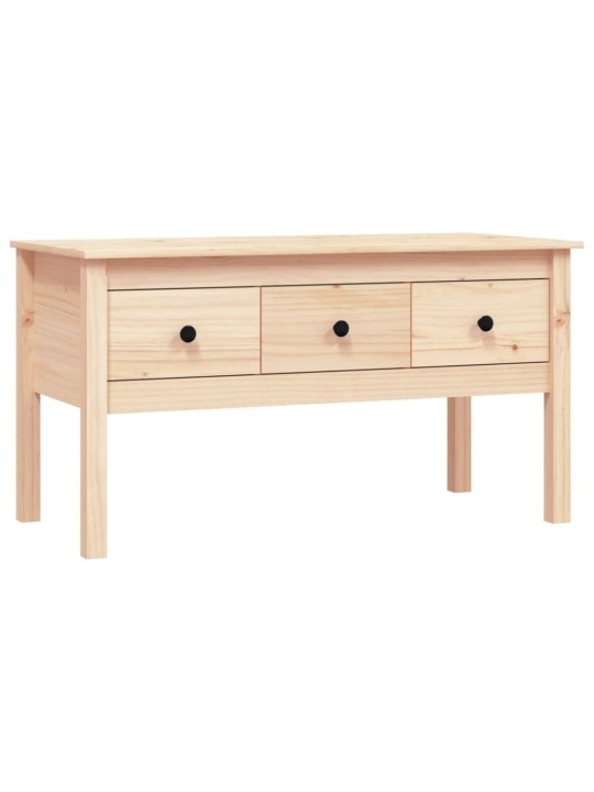 Konferenční stolek 102 x 49 x 55 cm masivní borové dřevo