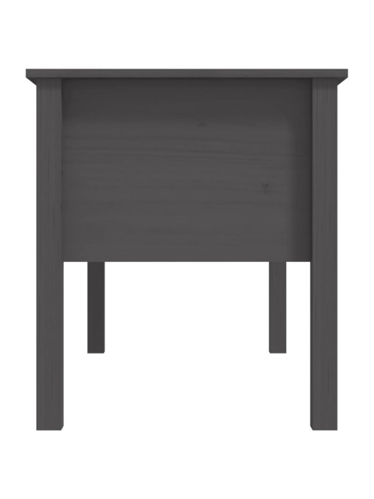 Konferenční stolek šedý 102 x 49 x 55 cm masivní borové dřevo