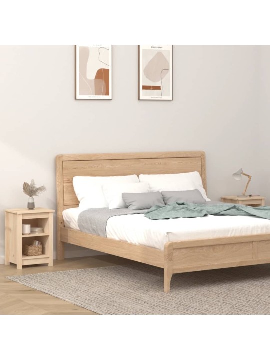 Noční stolky 2 ks 40 x 35 x 55 cm masivní borové dřevo