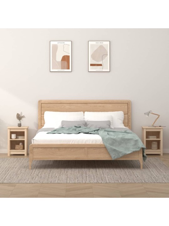 Noční stolky 2 ks 40 x 35 x 55 cm masivní borové dřevo