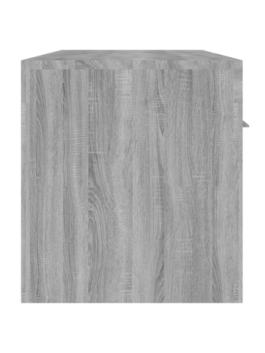 Tv skříňka s led osvětlením šedá sonoma 140 x 36,5 x 40 cm
