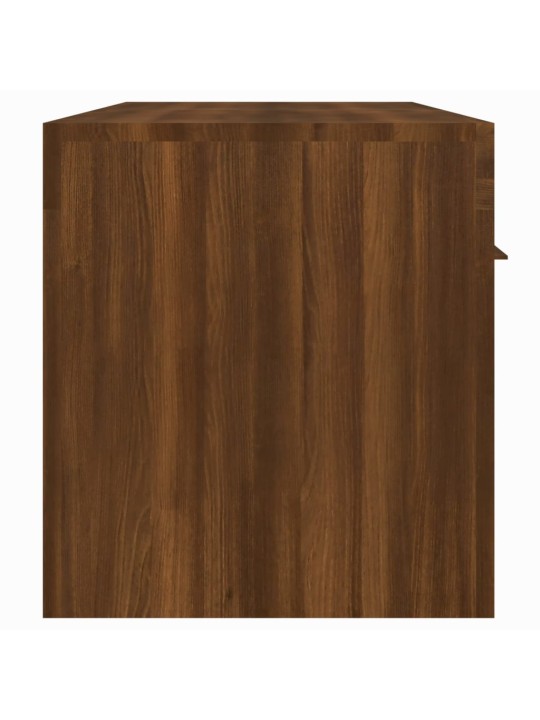 Tv skříňka s led osvětlením hnědý dub 140 x 36,5 x 40 cm