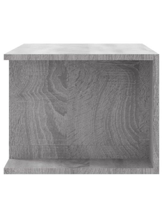 TV skříňka s LED osvětlením šedá sonoma 90 x 39 x 30 cm
