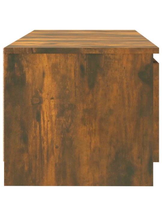 TV skříňka s LED osvětlením kouřový dub 140 x 40 x 35,5 cm