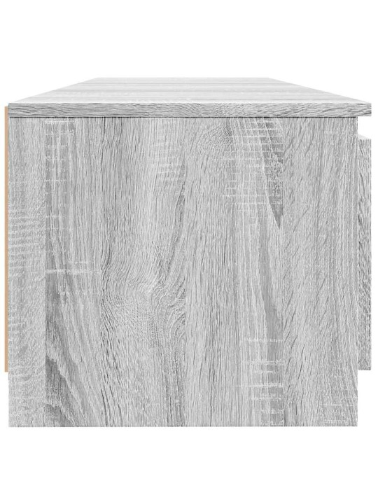 Tv skříňka s led osvětlením šedá sonoma 140x40x35,5 c